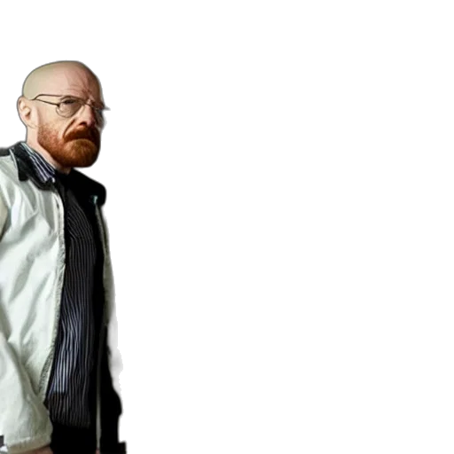 jacket, staff, concept art, pixel art, photorealistic, cartoon, walter, white transparent PNG cut-out