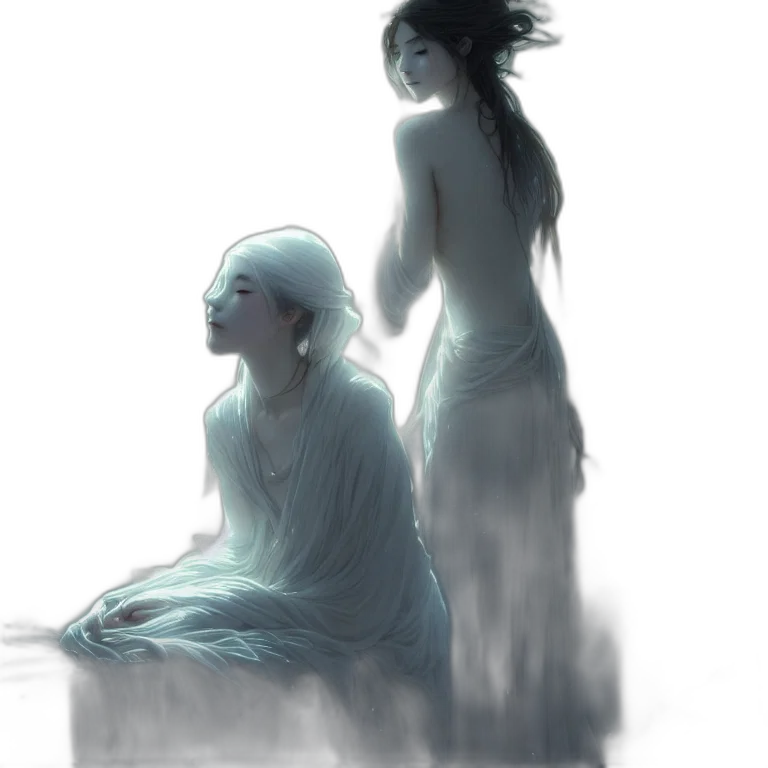 crown, creature, mask, dress, concept art, fantasy art, photorealistic, oil painting transparent PNG cut-out