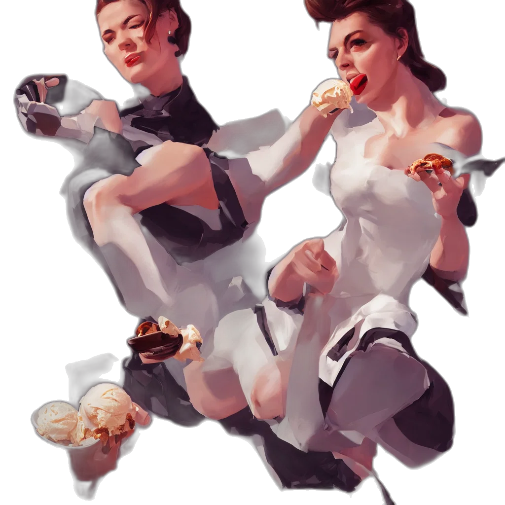 food, concept art, pixel art, comic book art transparent PNG cut-out