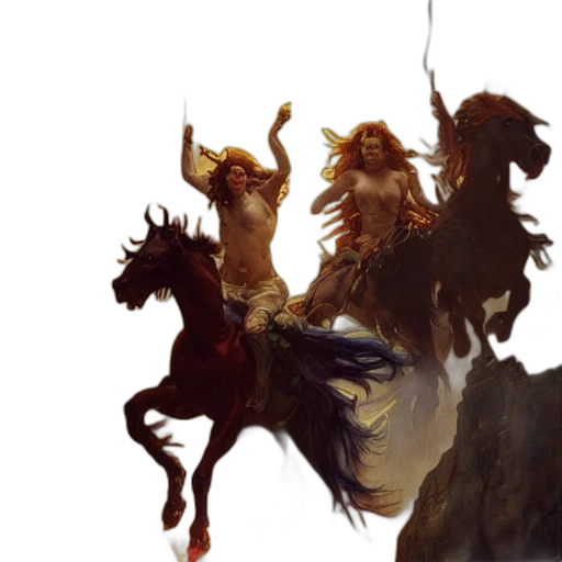 concept art, fantasy art, oil painting, comic book art transparent PNG cut-out