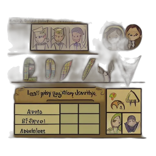 staff, concept art, earth tones, character transparent PNG cut-out