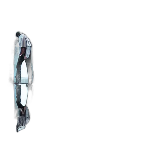 robot, sword, weapon, jewelry, 3d render, concept art, man, mirror transparent PNG cut-out