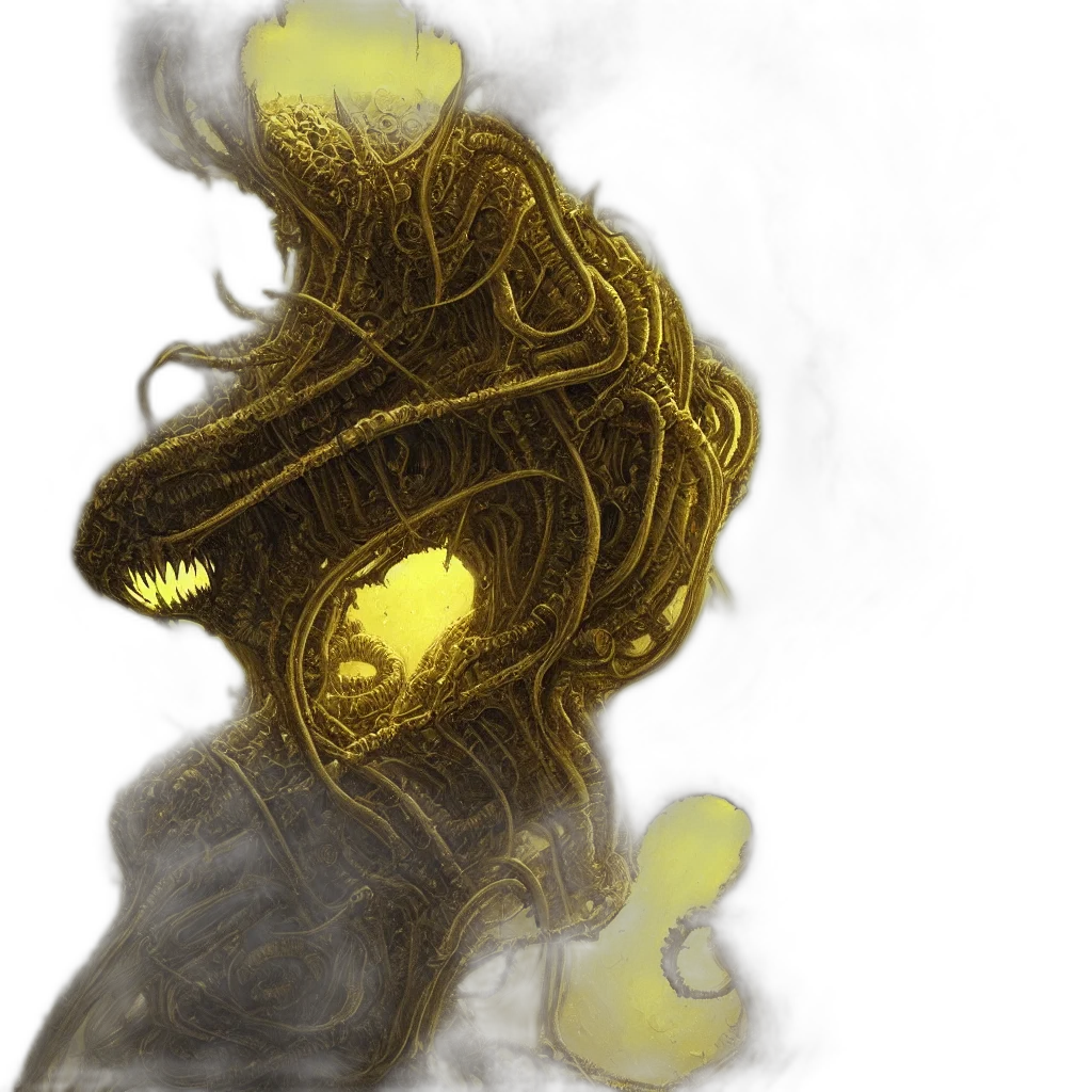 mask, dragon, creature, hair transparent PNG cut-out