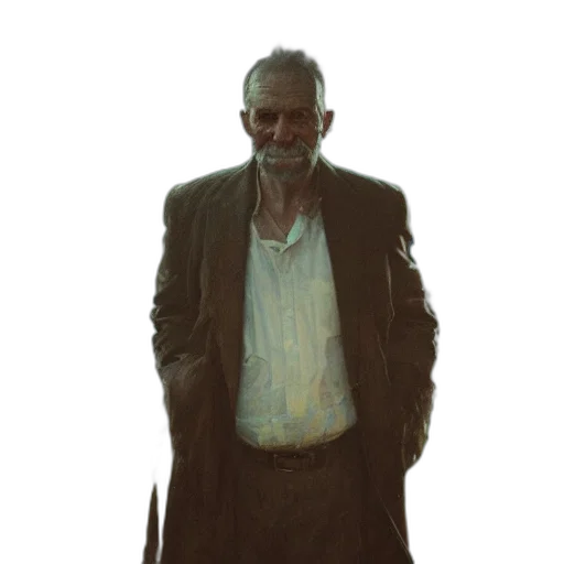 jacket, staff, face, umbrella transparent PNG cut-out