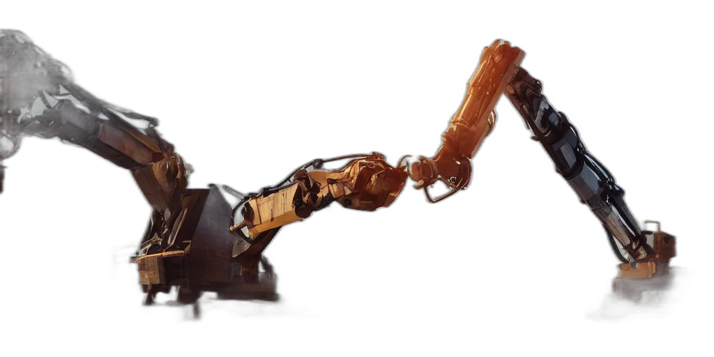robot, weapon, staff, concept art transparent PNG cut-out