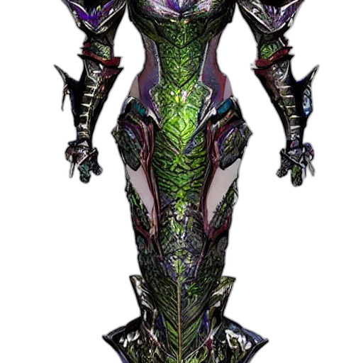 dress, dragon, robot, mask, concept art, fantasy art, 3d render, comic book art transparent PNG cut-out