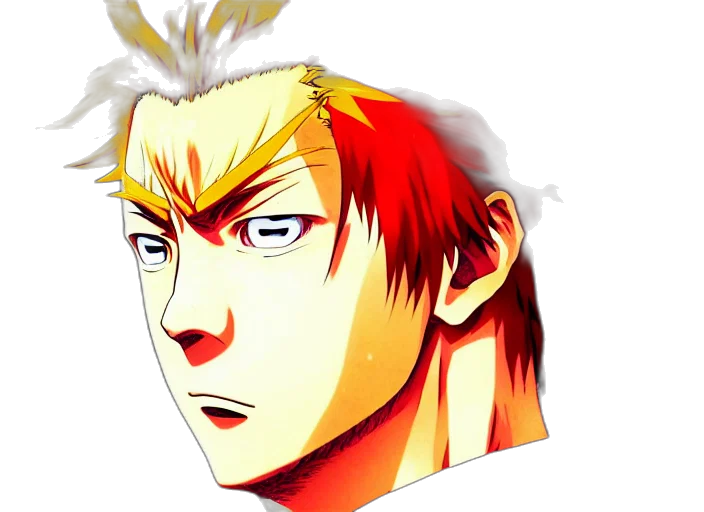 crown, face, mask, staff, anime, pixel art, cartoon, photorealistic transparent PNG cut-out
