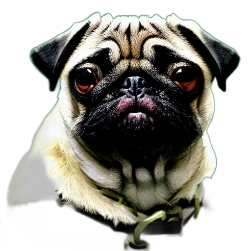 animal, creature, face, mask, photorealistic, watercolor, 3d render, concept art transparent PNG cut-out