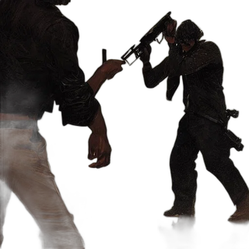 weapon, staff, mask, sword, concept art, 3d render, photorealistic, silhouette transparent PNG cut-out