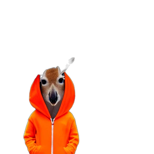 jacket, animal, creature, hat transparent PNG cut-out