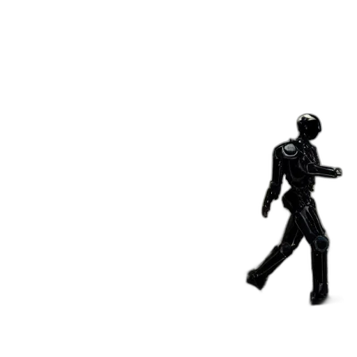 robot, mask, creature, shoes, 3d render, concept art, pixel art, comic book art transparent PNG cut-out