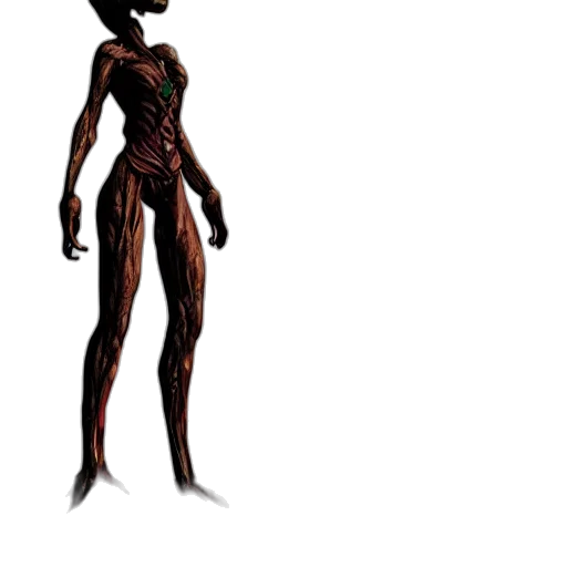 creature, robot, dress, staff, concept art, 3d render, pixel art, comic book art transparent PNG cut-out