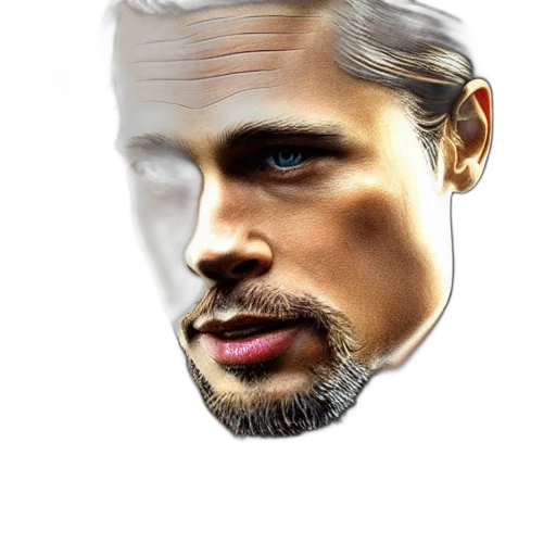 face, mask, hair, hat, photorealistic, 3d render, fantasy art, concept art transparent PNG cut-out
