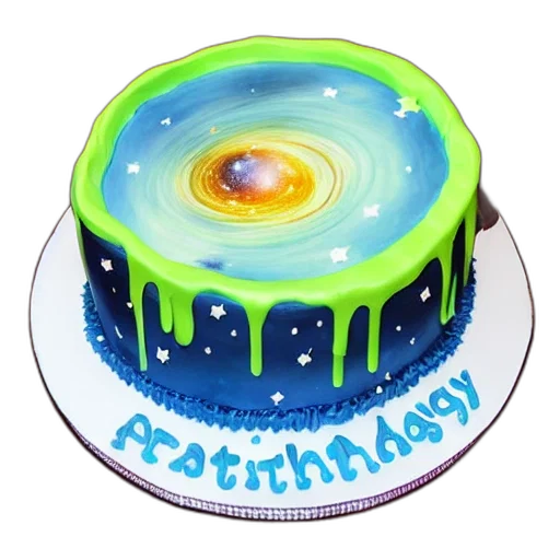 3d render, photorealistic, birthday, cake transparent PNG cut-out