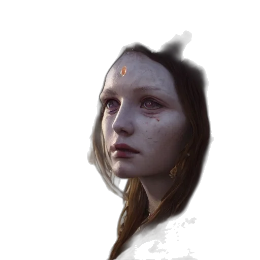 face, mask, creature, crown, photorealistic, fantasy art, concept art, oil painting transparent PNG cut-out