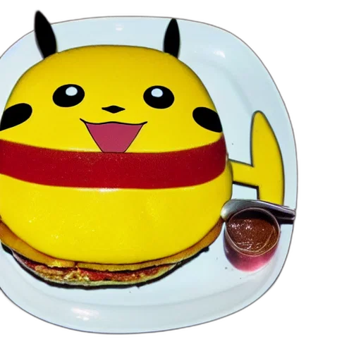 food, hat, 3d render, pixel art transparent PNG cut-out