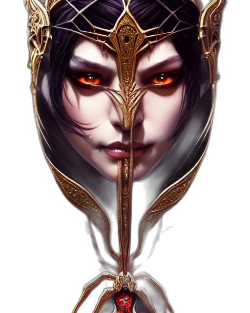 mask, face, sword, jewelry transparent PNG cut-out