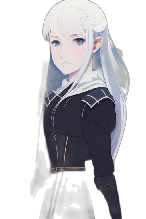 staff, crown, face, dress transparent PNG cut-out