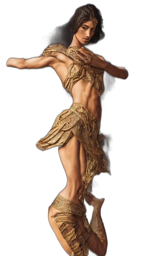 staff, dress, mask, concept art transparent PNG cut-out