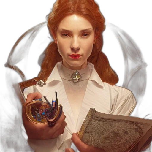 jewelry, staff, face, crown, fantasy art, concept art, photorealistic, comic book art transparent PNG cut-out