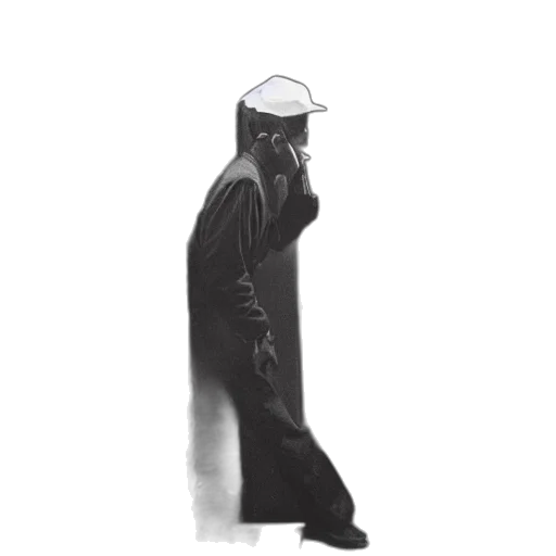 jacket, hat, mask, staff transparent PNG cut-out