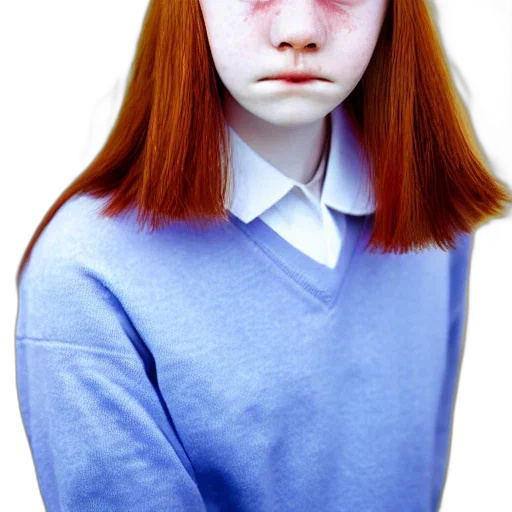 face, mask, hair, creature transparent PNG cut-out