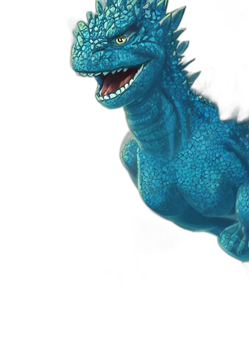 dragon, creature, animal, staff transparent PNG cut-out