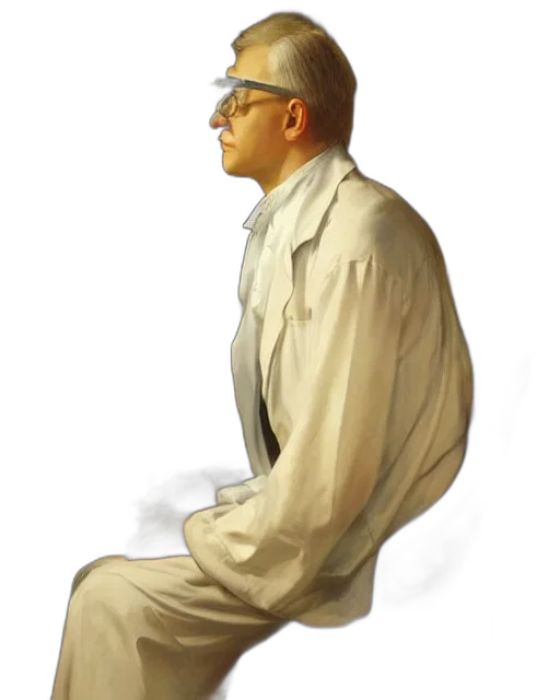 jacket, staff, furniture, face transparent PNG cut-out
