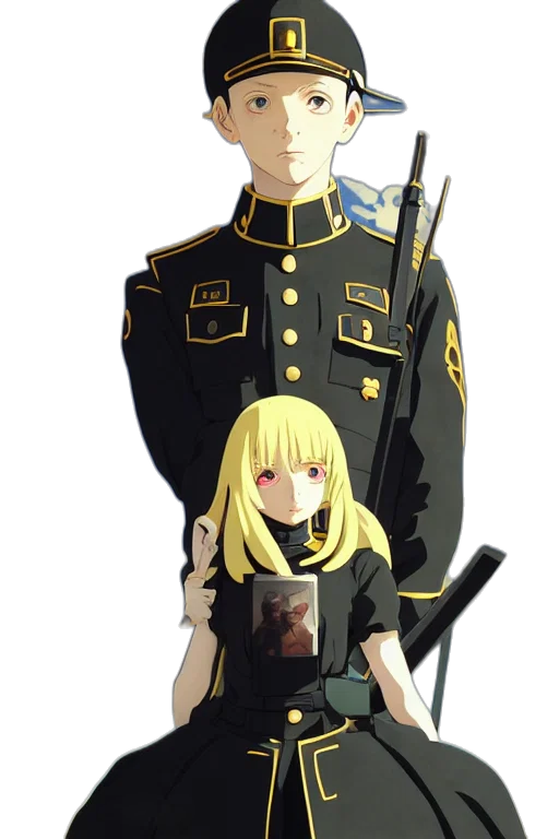 weapon, staff, sword, dress transparent PNG cut-out