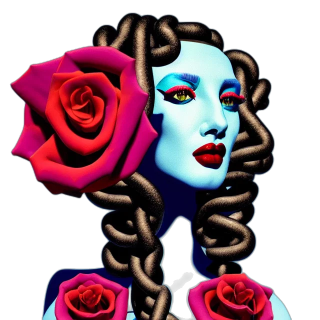 jewelry, flower, crown, face transparent PNG cut-out