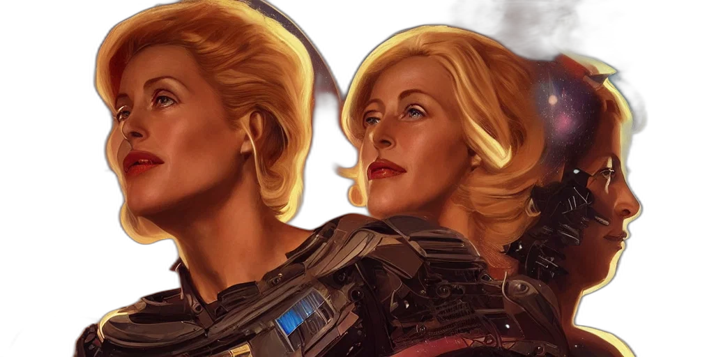 comic book art, concept art, photorealistic, outer space transparent PNG cut-out