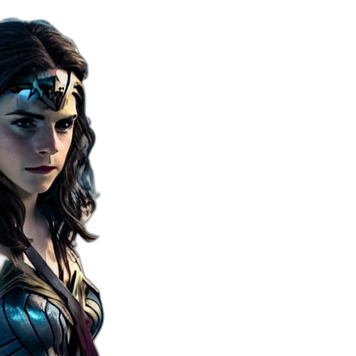 comic book art, concept art, emma, watson transparent PNG cut-out