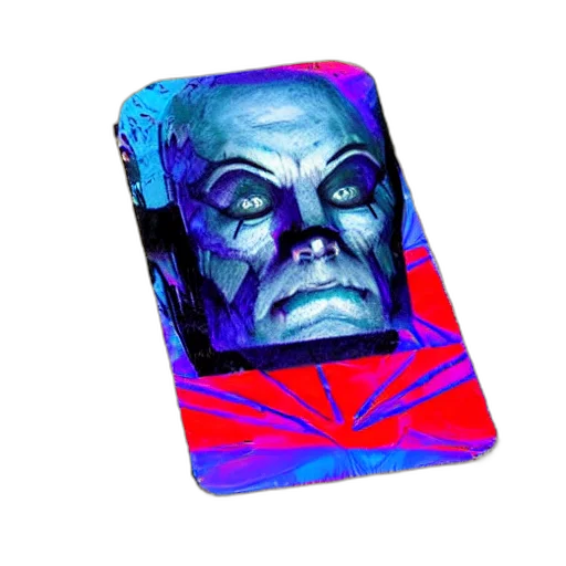 face, mask, vaporwave, concept art transparent PNG cut-out