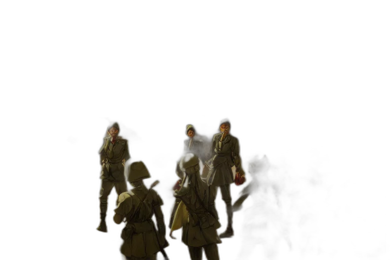 staff, weapon, jacket, concept art transparent PNG cut-out