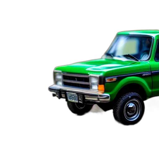 car, animal, weapon, 3d render, photorealistic, pixel art, concept art, green transparent PNG cut-out