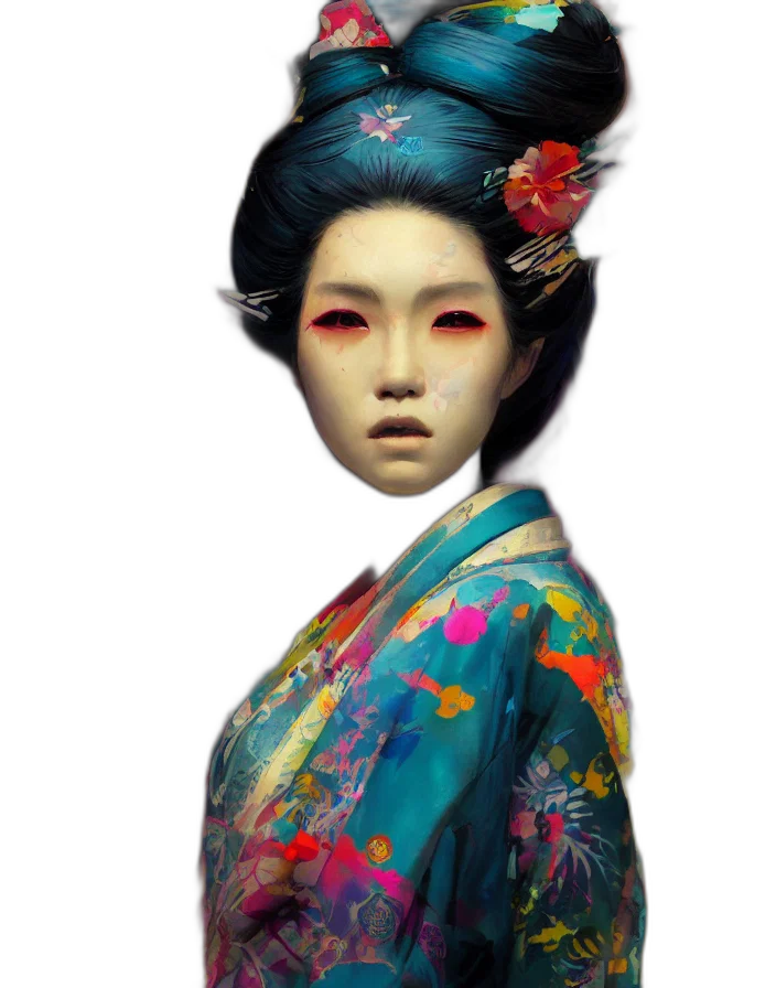 face, mask, dress, staff transparent PNG cut-out