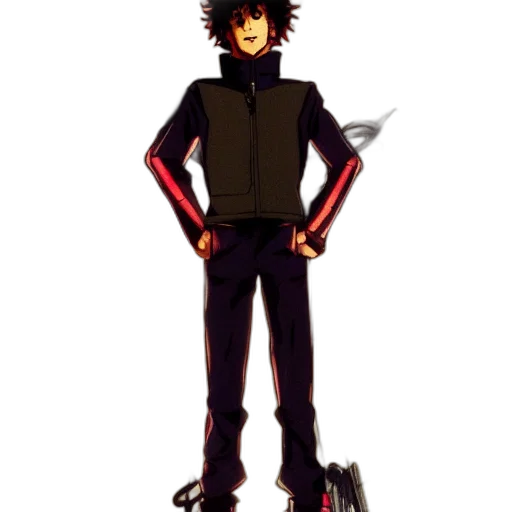 jacket, staff, weapon, sword transparent PNG cut-out