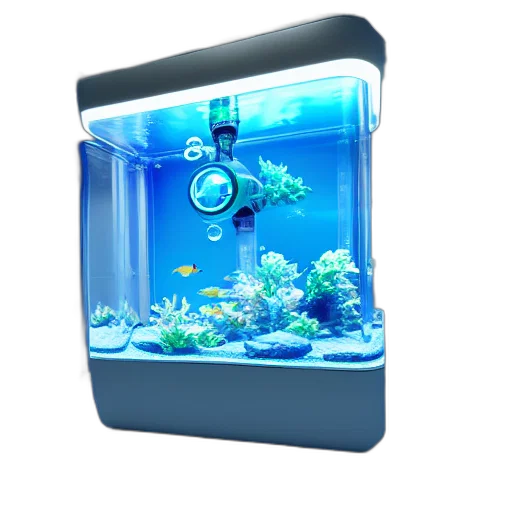 3d render, concept art, photorealistic, underwater transparent PNG cut-out