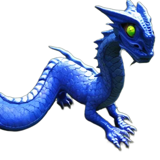 dragon, animal, staff, creature transparent PNG cut-out