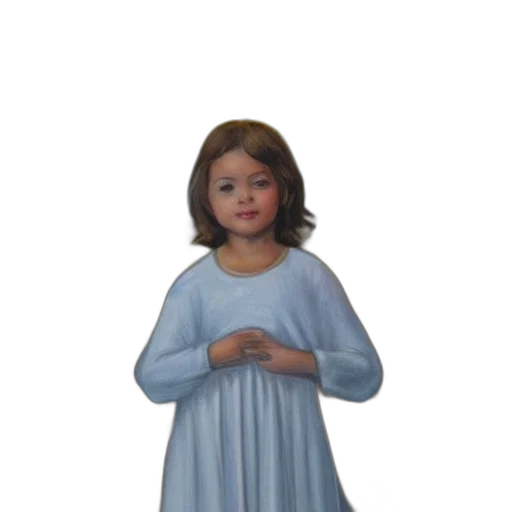 dress, face, robot, creature transparent PNG cut-out