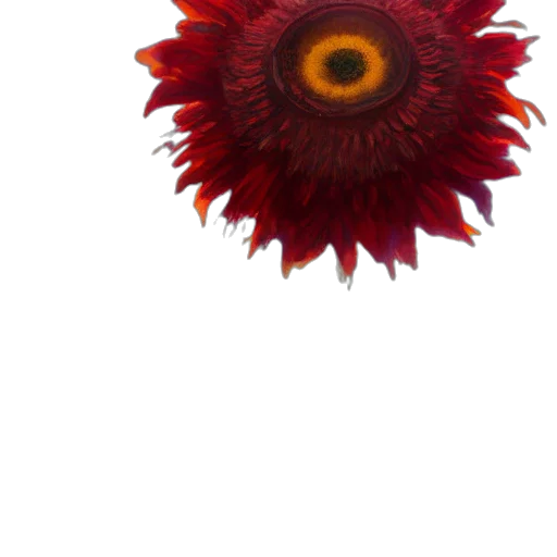 flower, crown, staff, mask, photorealistic, 3d render, concept art, oil painting transparent PNG cut-out