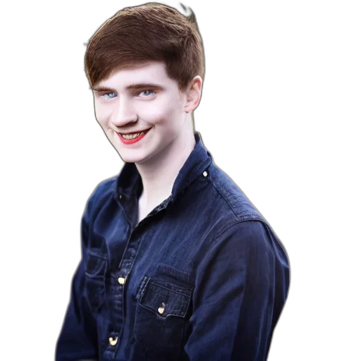 face, creature, hair, jacket transparent PNG cut-out