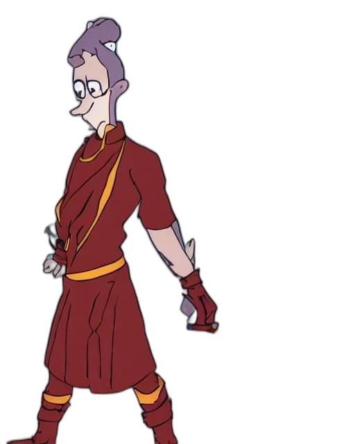 staff, dress, concept art, cartoon, pixel art, fantasy art, red, dark transparent PNG cut-out