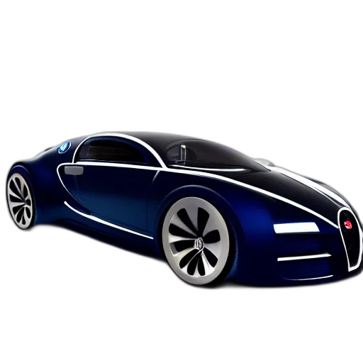 car, 3d render, concept art, photorealistic, cartoon, bugatti, type, atlantic transparent PNG cut-out