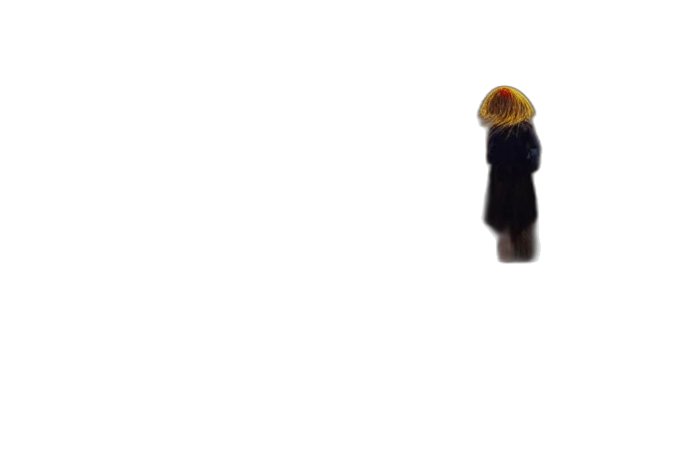 hat, creature, staff, hair, 3d render, pixel art, concept art, photorealistic transparent PNG cut-out