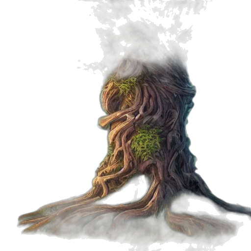 tree, creature, dragon, hair transparent PNG cut-out