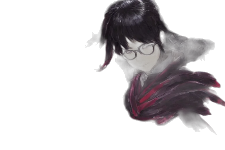dragon, dress, creature, mask, photorealistic, watercolor, anime, fantasy art transparent PNG cut-out