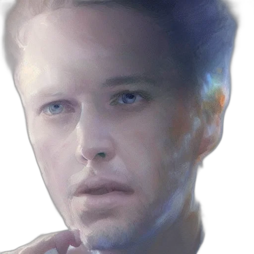face, robot, hair, mask, photorealistic, vaporwave, cyberpunk, concept art transparent PNG cut-out