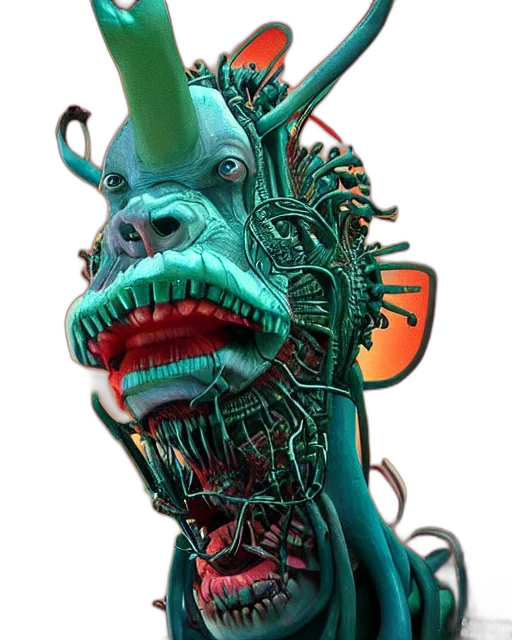 mask, creature, dragon, robot transparent PNG cut-out