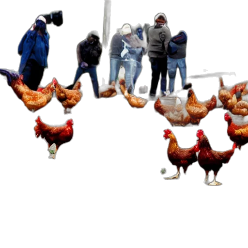 animal, concept art, 3d render, pixel art transparent PNG cut-out